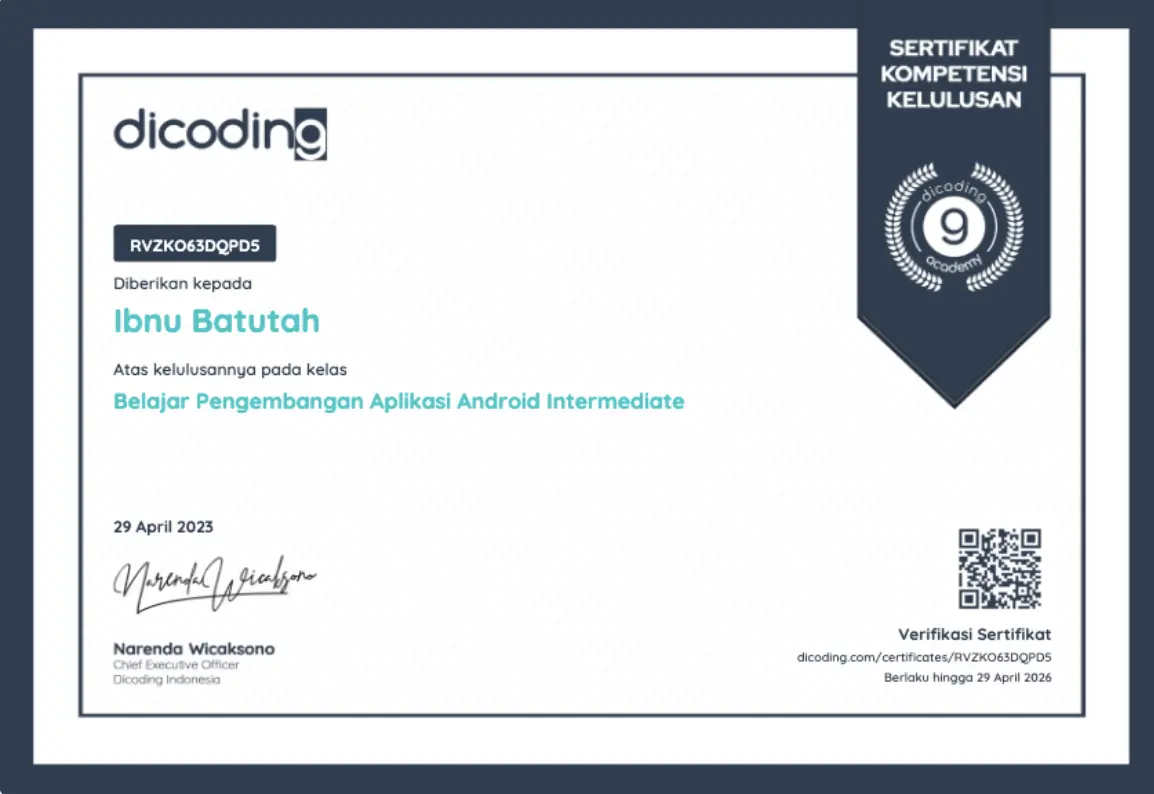 Dicoding Android Intermediate