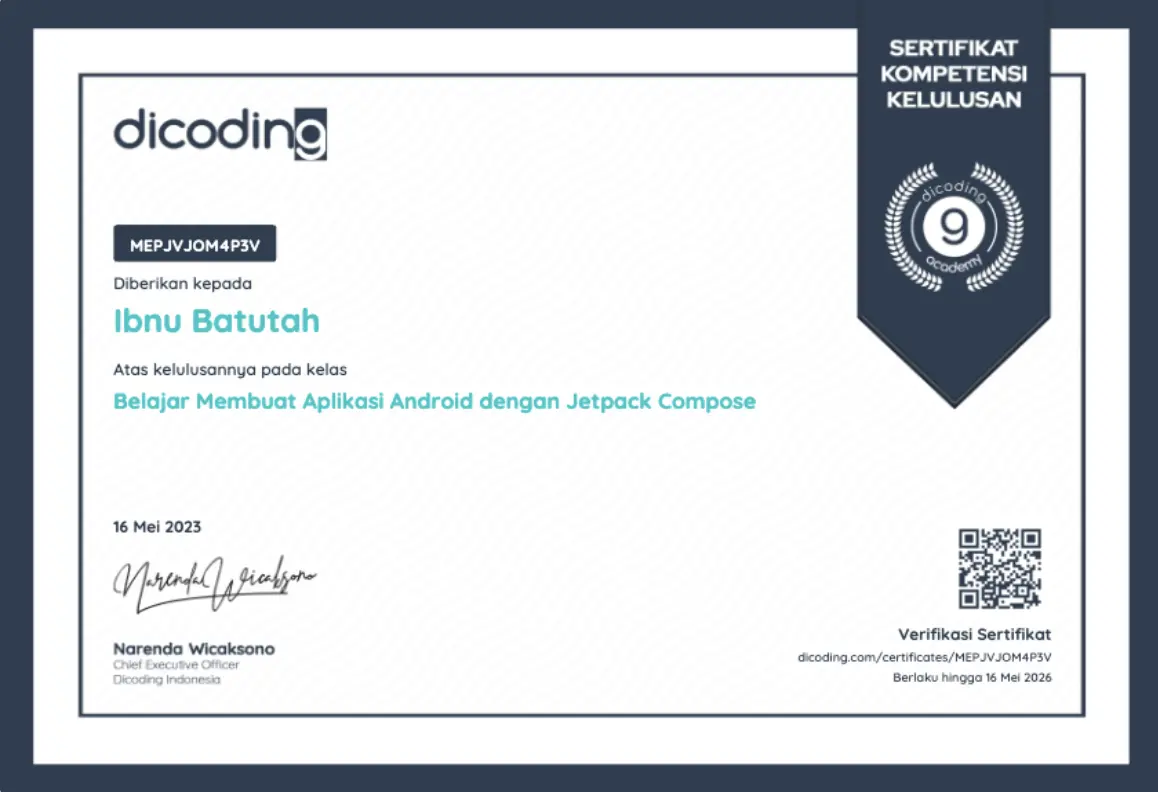 Dicoding Android Jetpack Compose